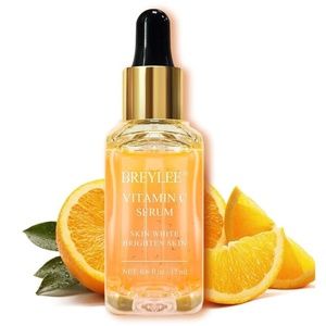 Vitamin C Facial Serum Moisturizing Hyaluronic Acid Vitamin E Retinol 0.6 Fl Oz.